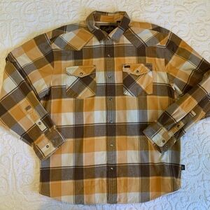 Howler Brothers Snap Front Flannel Shirt Men’s Large